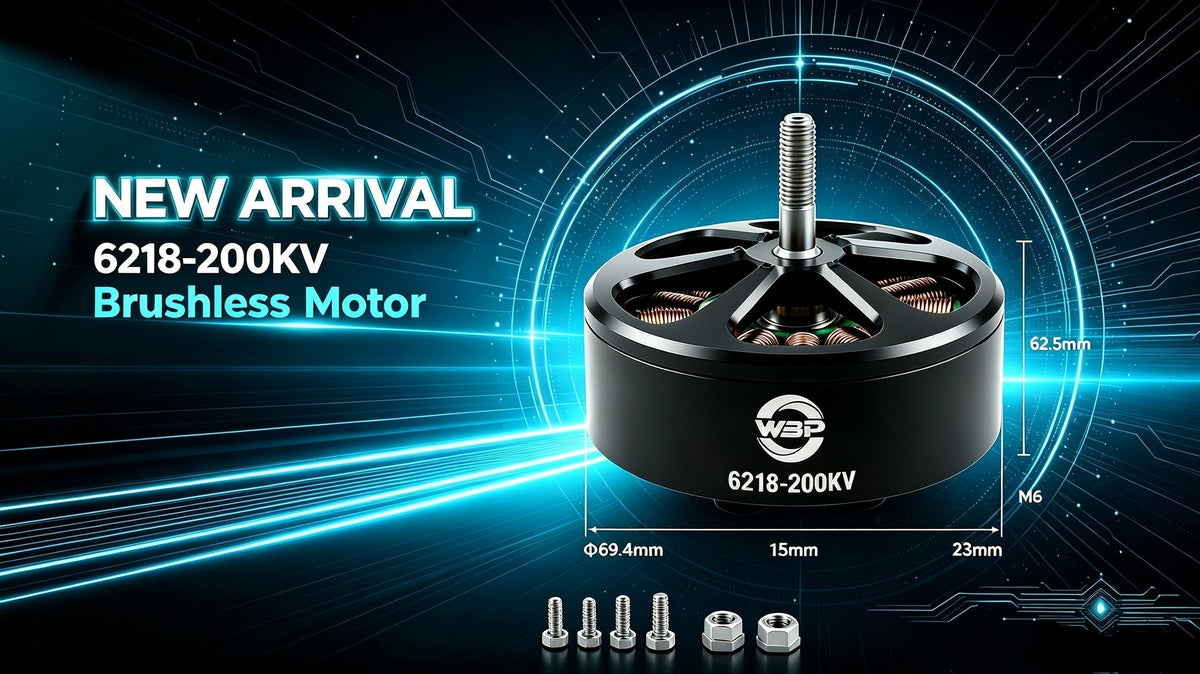 New Arrival: WBP Vortex 6218-200KV Motor