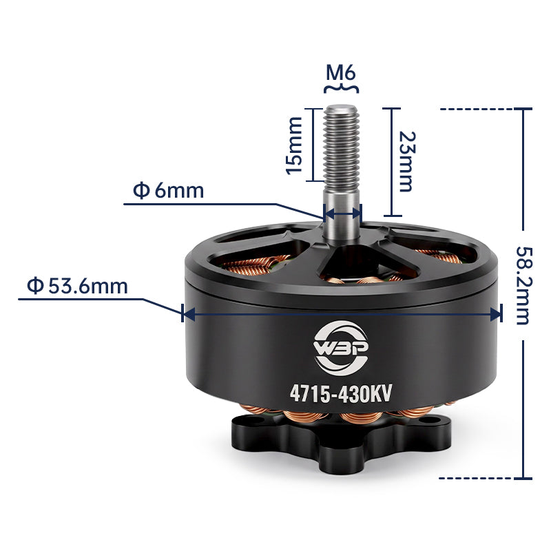 WBP Vortex 4715-430KV BLDC Motor