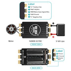 WBP Atlas Sink 16S80A G2(AM32) ESC, High Voltage of 70V with BEC(5-12V), Support for UAV/RC Boat/RC Car