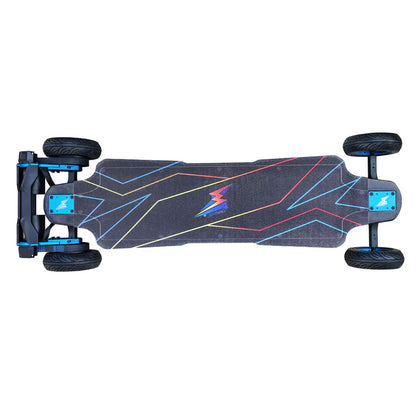 Top Speed Durable Carbon Fiber Deck Lightning Electric Skateboard Longboard