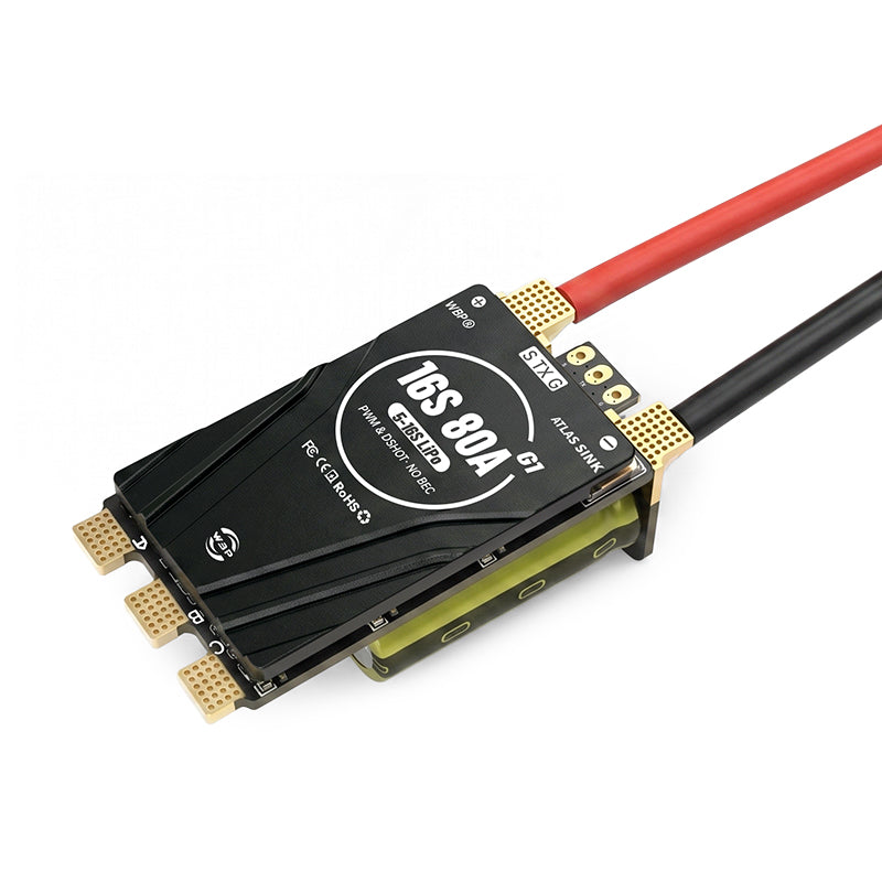 WBP Atlas Sink 16S80A G1 ESC (AM32 Firmware) Support for Multirotors, RC Cars, Agri Drones & Marine Models