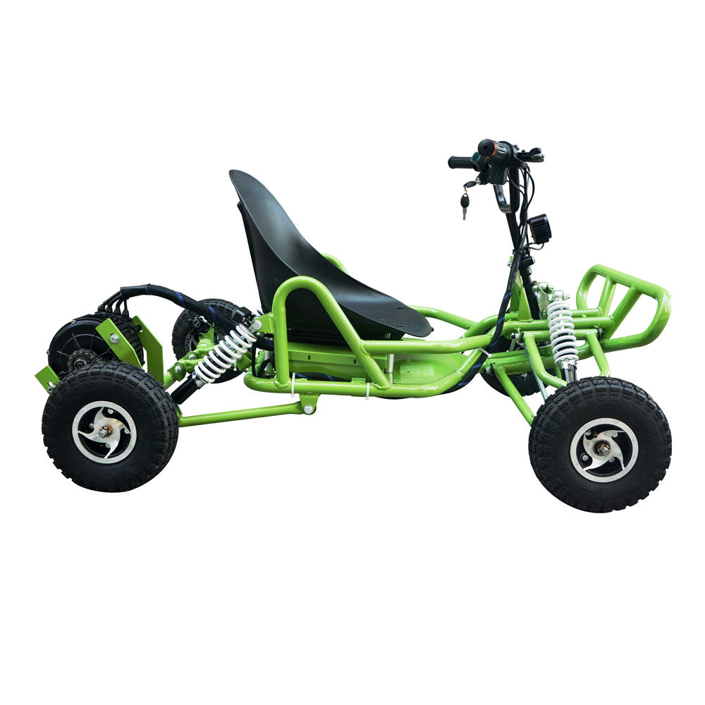 WBP Front and Rear Shocks 20AH/1512wh 15000W Mini Buggy Off Road Pedal Kart All Terrain Go Kart