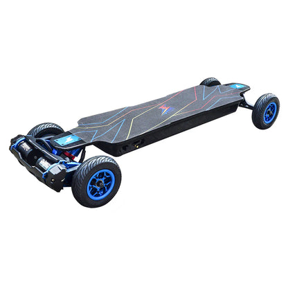 Top Speed Durable Carbon Fiber Deck Lightning Electric Skateboard Longboard