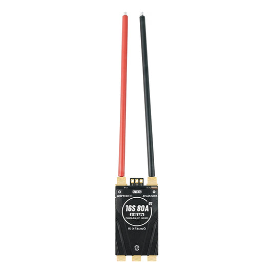 WBPTECH Atlas Sink 16S80A G1 ESC AM32 Firmware Support for Multirotors, RC Cars, Agri Drones & Marine Models