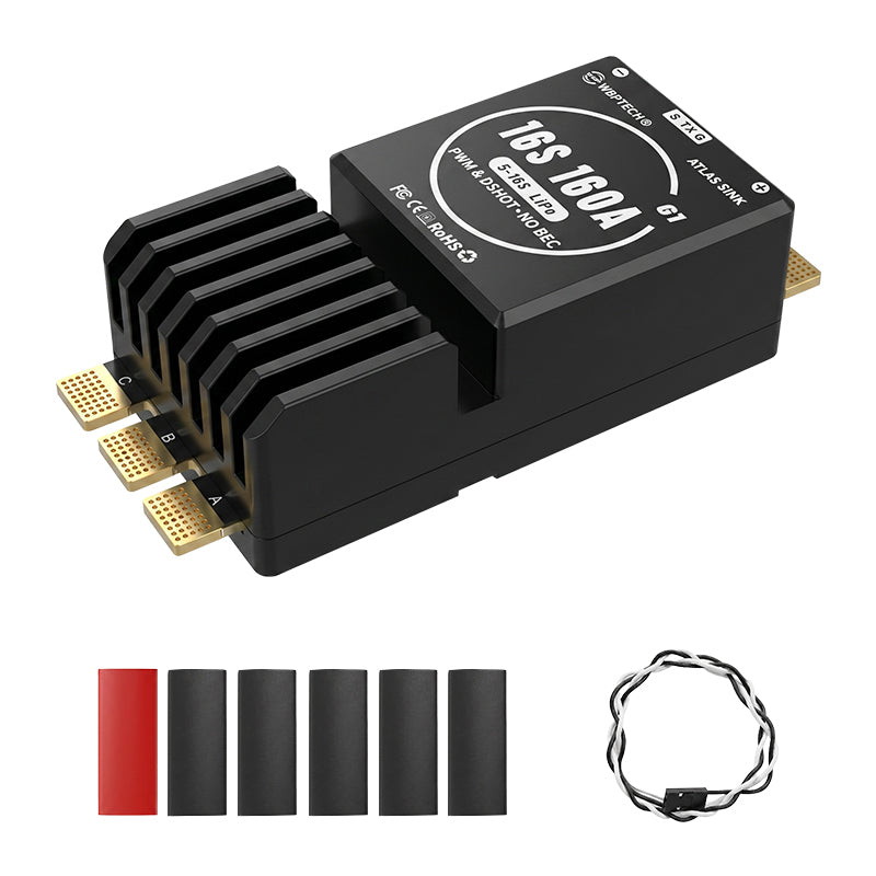 WBPTECH Atlas Sink 16S160A G1(AM32)  Support for Multirotors/UAV/FPV/ RC Planes/Agri Drones