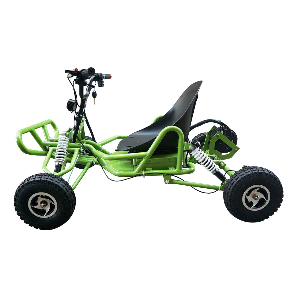 WBP Front and Rear Shocks 20AH/1512wh 15000W Mini Buggy Off Road Pedal Kart All Terrain Go Kart