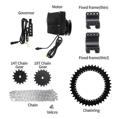 Z9 Bicycle Speed Booster Kit for Increased Speed with 48V 5.2AH/9AH Battery