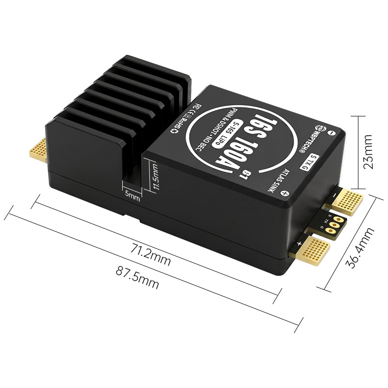 WBPTECH Atlas Sink 16S160A G1(AM32)  Support for Multirotors/UAV/FPV/ RC Planes/Agri Drones