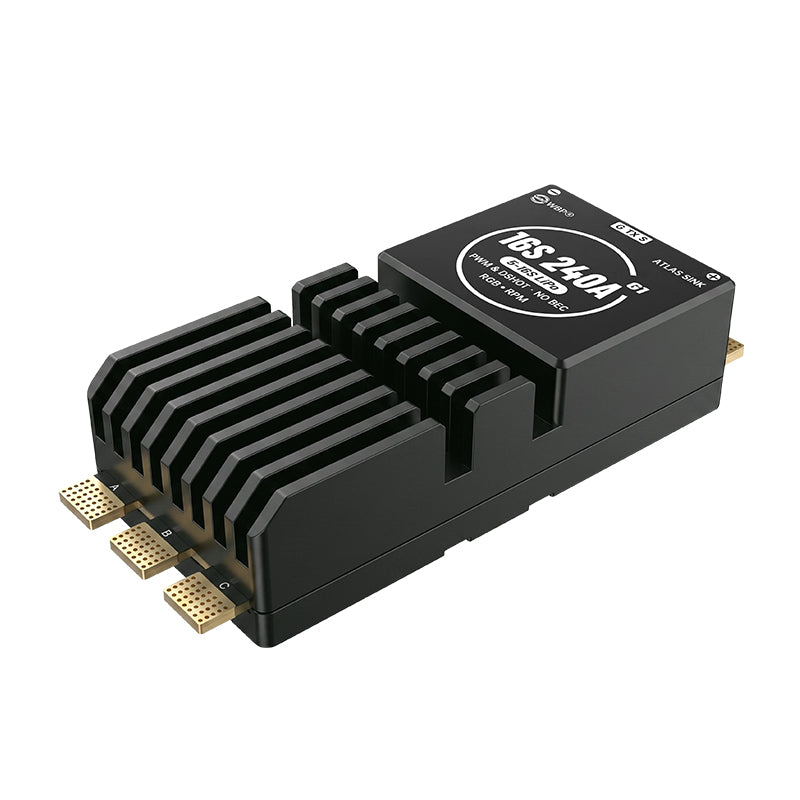 WBP Atlas Sink 16S240A G1(AM32) ESC Support for Multirotors, RC Cars, Agri Drones & Marine Models