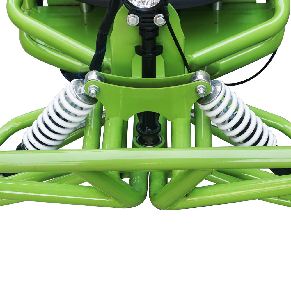 WBP Front and Rear Shocks 20AH/1512wh 15000W Mini Buggy Off Road Pedal Kart All Terrain Go Kart