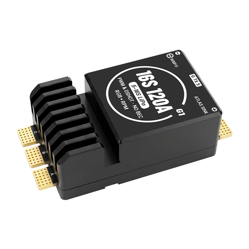 WBP Atlas Sink 16S120A G1(AM32) ESC Support for UAV, RC Models, Agri Drones & Marine Models