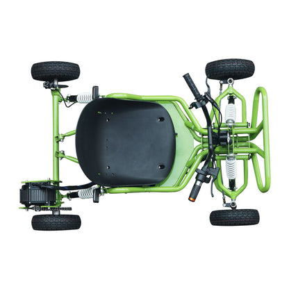 WBP Front and Rear Shocks 20AH/1512wh 15000W Mini Buggy Off Road Pedal Kart All Terrain Go Kart